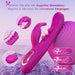 YAWNSHE Dildo Vibrator mit Pulsierenden Kugeln