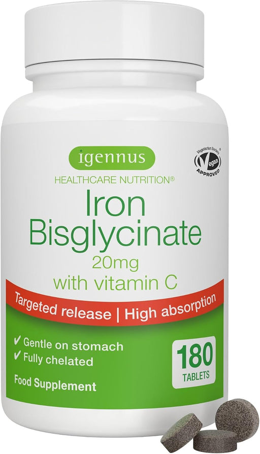 Igennus Eisenbisglycinat mit 100mg Vitamin C V2602-1644