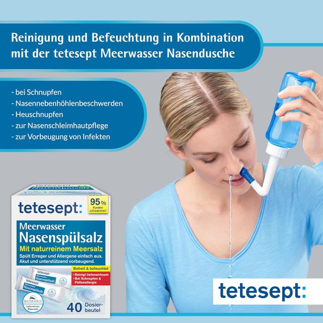 tetesept Meerwasser Nasenspülsalz