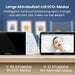 Babysense Full HD Split-Screen Babyphone mit 1 Kamera