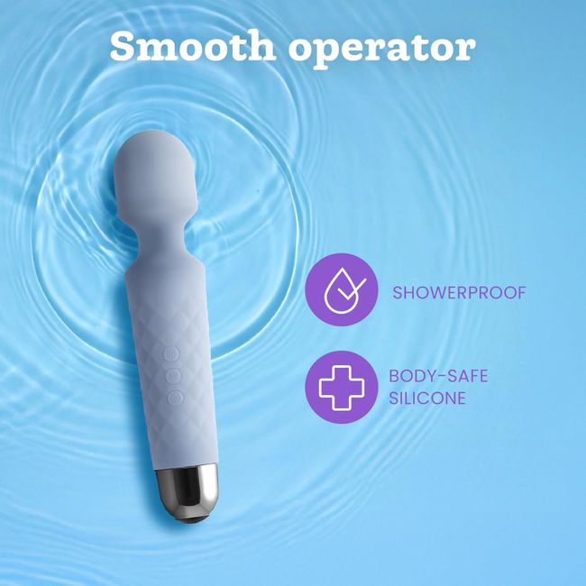 Oliver James Vibrator für Frauen - Leise & Leistungsstark Pastellblau