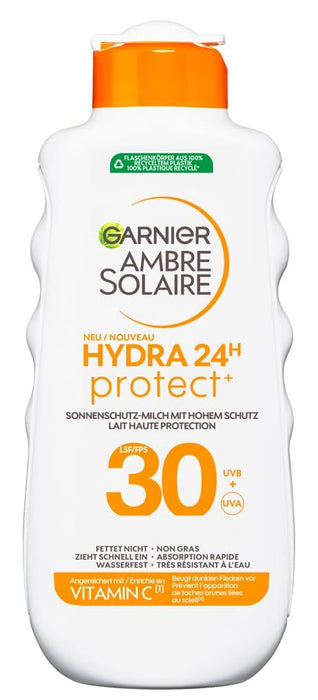 Garnier Ambre Solaire Hydra Protect+ 24h Sonnenschutz-Milch LSF 30