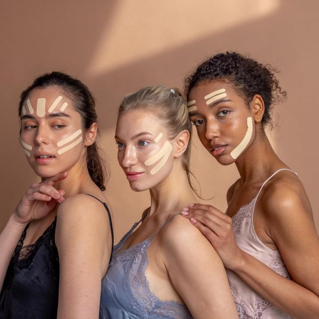 CureTape Beauty Kinesiologie Tape – Natürliches Gesichtslifting ohne OP