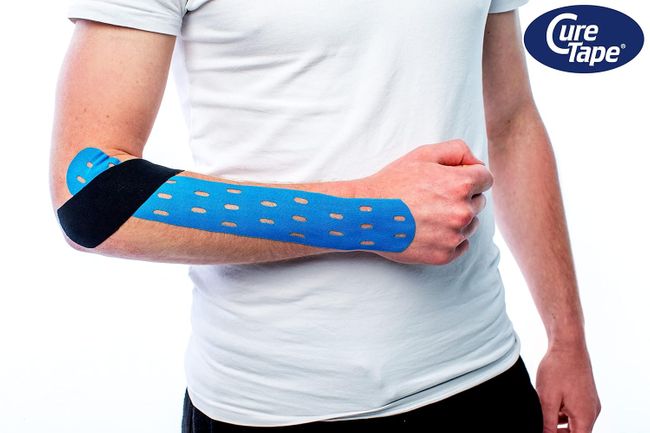 Cure Punch Original Kinesiology Tape Schwarz