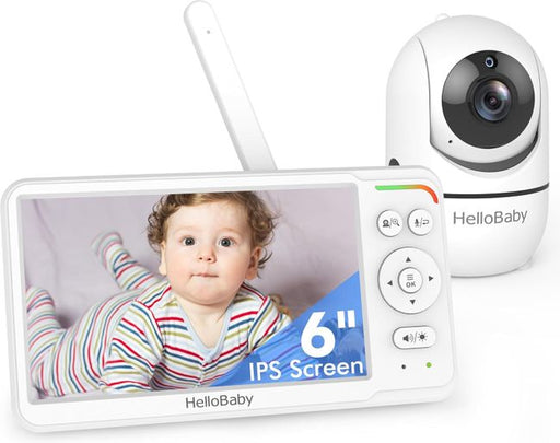 HelloBaby 6 Zoll Baby Monitor mit Kamera