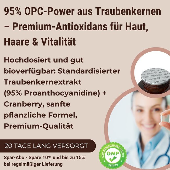 Vitassential OPC 95% Traubenkernextrakt Kapseln