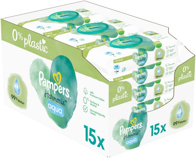 Pampers Harmonie Aqua Baby Feuchttücher Box