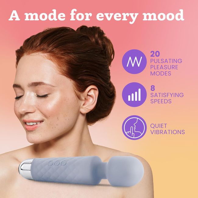 Oliver James Vibrator für Frauen - Leise & Leistungsstark Pastellblau
