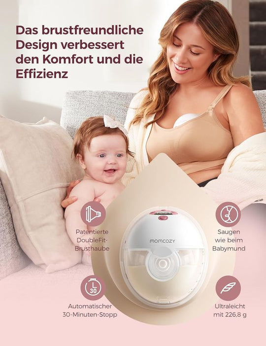 Momcozy  Smart Milchpumpe Elektrische
