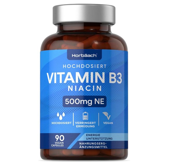 Horbaach Vitamin B3 Niacin Kapsel