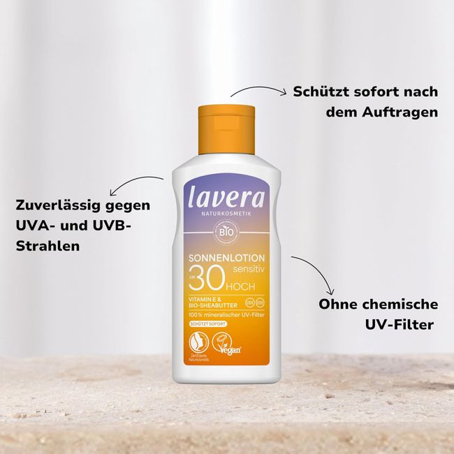 lavera Sonnenlotion Sensitiv LSF 30 - Sonnencreme