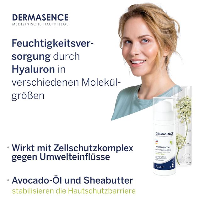 DERMASENCE Hyalusome Feuchtigkeitscreme Gesichtspflege