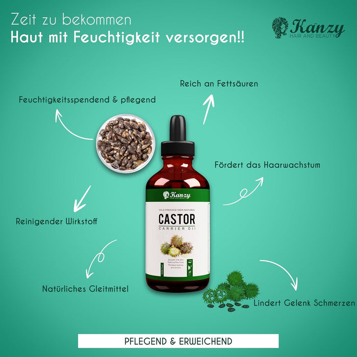 Kanzy Rizinusöl Bio Kaltgepresst V2601-0052
