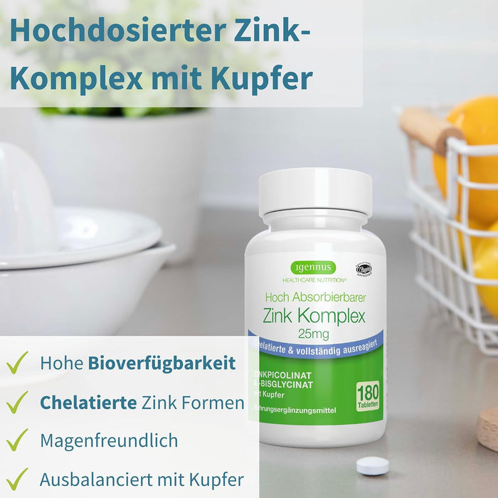 Igennus Zink Chelat 25mg V2602-1712