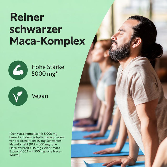 Nutravita Schwarzer Maca-Komplex mit Panax Ginseng