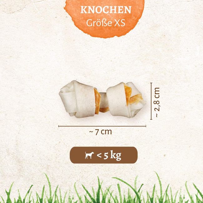 8in1 Delights Chicken Knochen XS