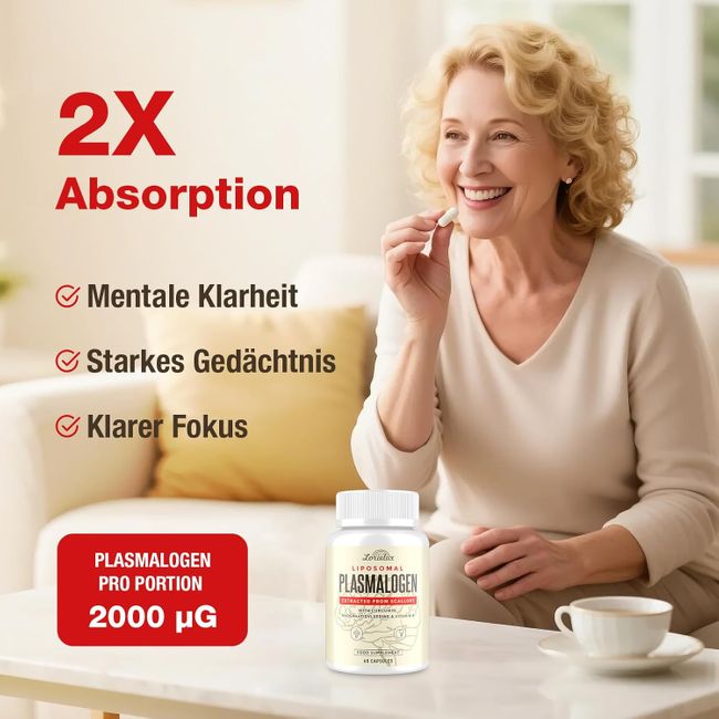 Lorielux Liposomal Plasmalogen Nootropic Kapseln