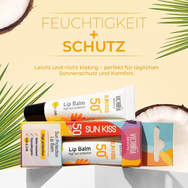 Victoria Beauty Lippenbalsam, Sonnenschutz Lippen LSF 50