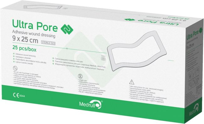 Medrull Steriler Wundverband 25 x 9 cm - Sterile Wundpflaster - Starke Klebekraft