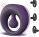 YAWNSHE Penisring Vibrator mit 360° Verstellbarem Perlen
