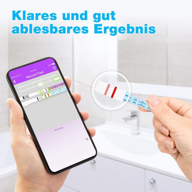 Easy@Home Ovulationstest Kinderwunsch Fruchtbarkeitstest für Frauen V2602-0938