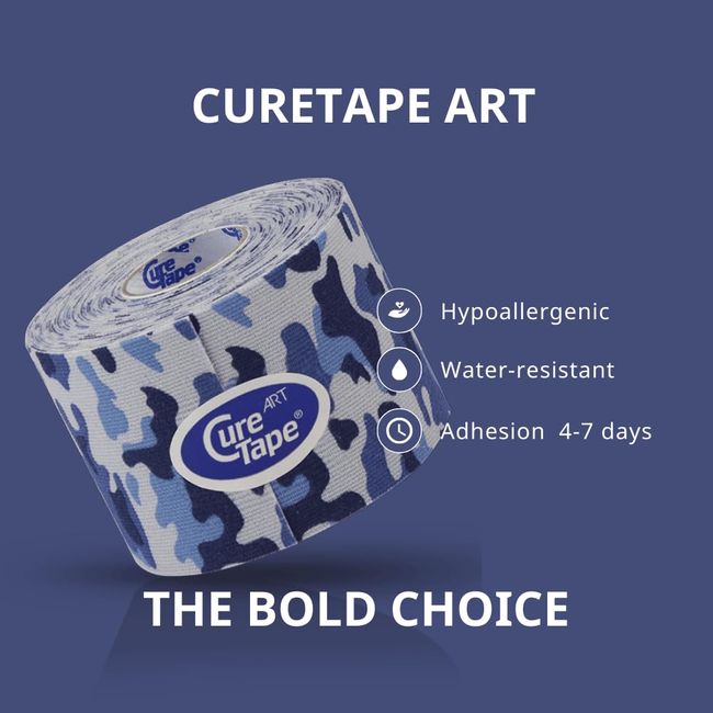 CureTape Kinesiotapes Kinesiologie Tape Army Blue