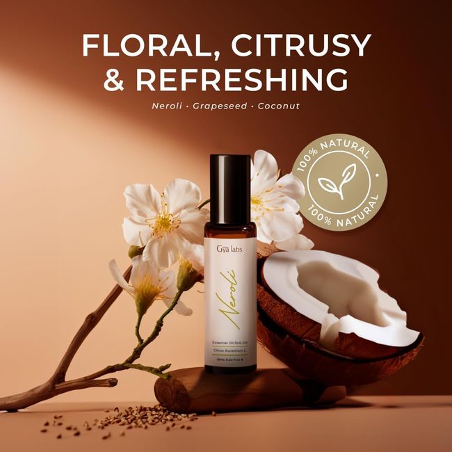 Gya Labs ätherischem Neroli Öl Roll-on