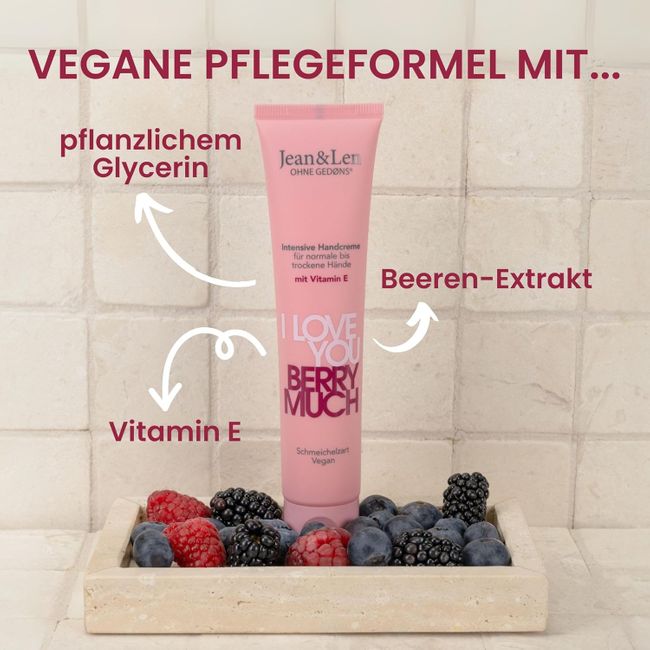 Jean & Len Handcreme I Love You Berry Much