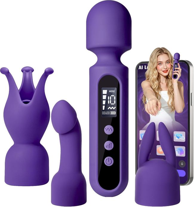 Tagnaff Vibratorensets für Frauen Massagestab mit 3-Anlagen