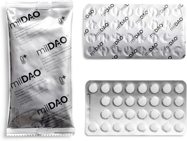 milDAO Hochaktive DAO bei Histaminintoleranz