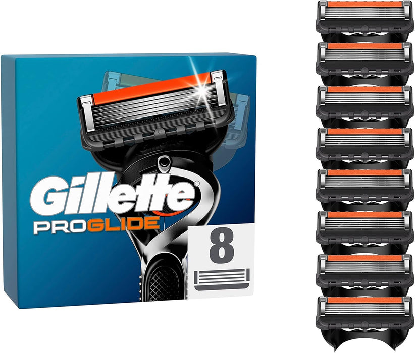 Gillette ProGlide Rasierklingen für Rasierer, 8 Ersatzklingen für Nassrasierer Herren mit 5-fach Klinge