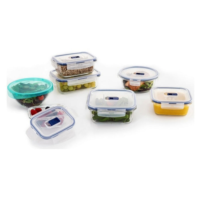 Lunchbox-Set Luminarc Pure Box Active (7 pcs) Kristall 43 x 32 x 18 cm