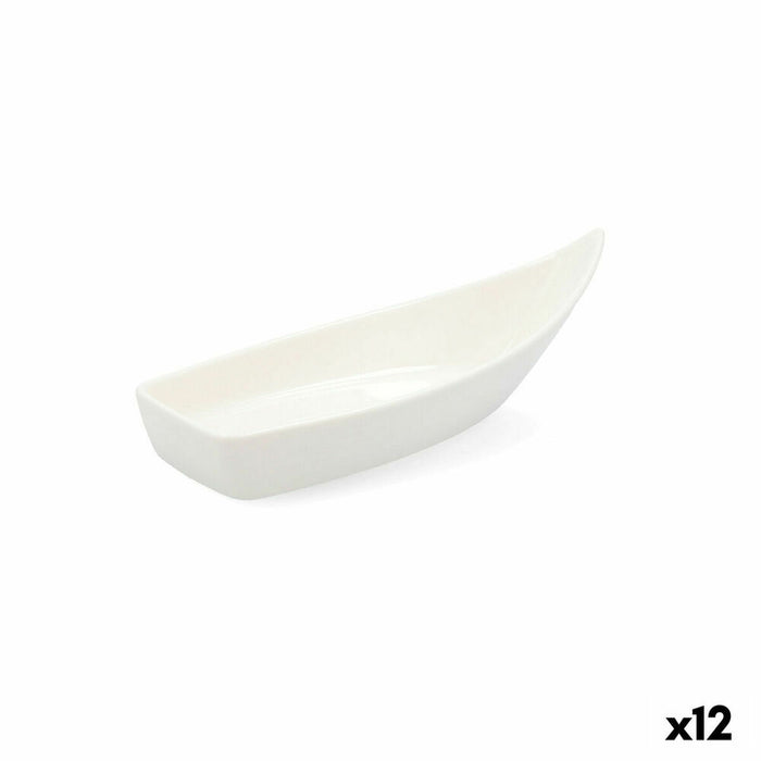 Schüssel Quid Select aus Keramik Weiß (12,5 cm) (Pack 12x)