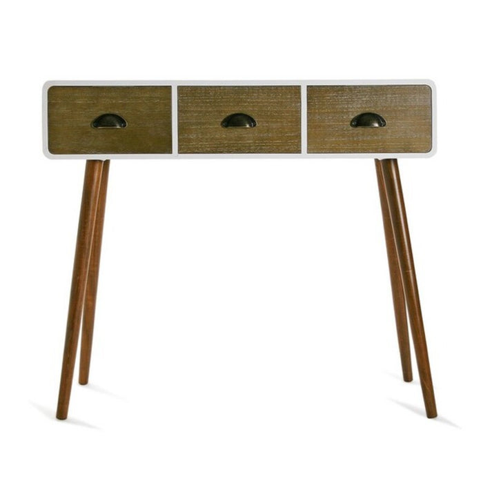 Konsolentisch mit Schubladen Versa Holz MDF und Kiefernholz (30 x 80,5 x 90 cm)