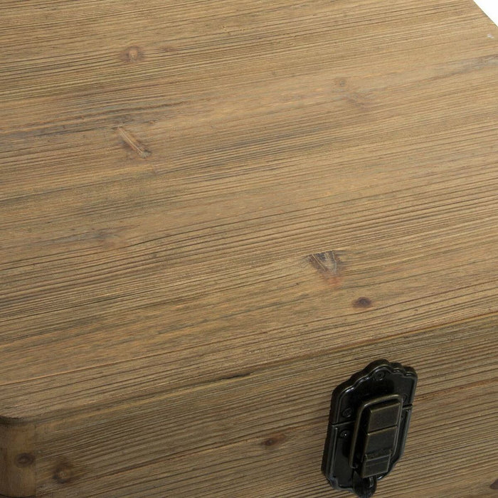 Beistelltisch DKD Home Decor Metall Holz (49 x 51 x 74 cm)