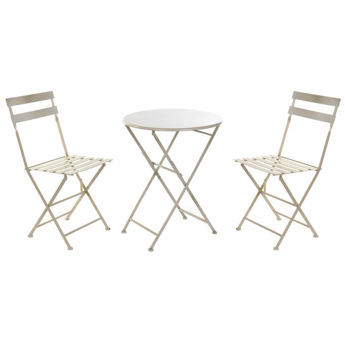 Tisch-Set mit 2 Stühlen DKD Home Decor 80 cm 60 x 60 x 70 cm