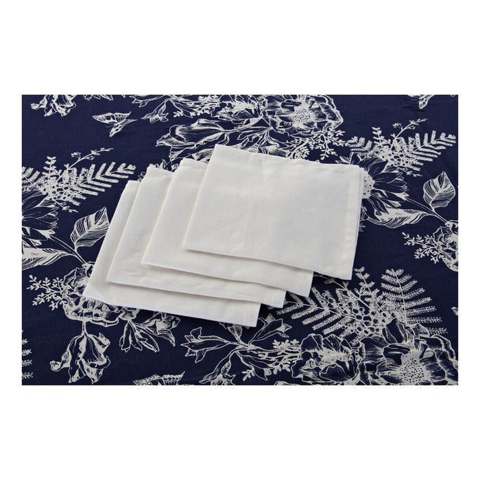 Tischdecke und Servietten DKD Home Decor Baumwolle (2 pcs) (150 x 150 x 0.5 cm)