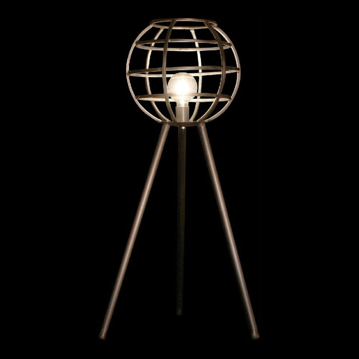 Tischlampe DKD Home Decor Metall Dunkelgrau (50 x 50 x 98 cm)