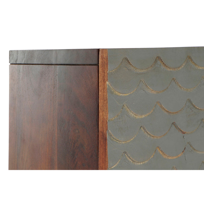 Schrank DKD Home Decor Grau Mango-Holz (76 x 30 x 140 cm)