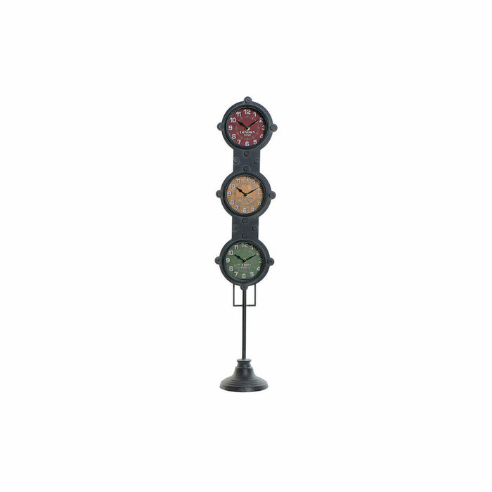 Uhr DKD Home Decor Kristall Eisen (18 x 14.5 x 88 cm)
