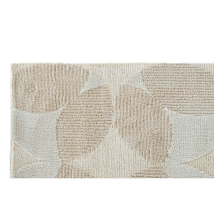 Teppich DKD Home Decor Beige Polyester Baumwolle Kreise (120 x 180 x 0.9 cm)