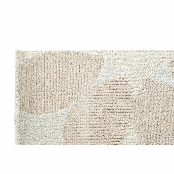 Teppich DKD Home Decor Beige Polyester Kreise (160 x 230 x 0.9 cm)