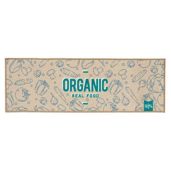 Teppich Organic Beige Blau grün Polyamid (40 x 1 x 120 cm)