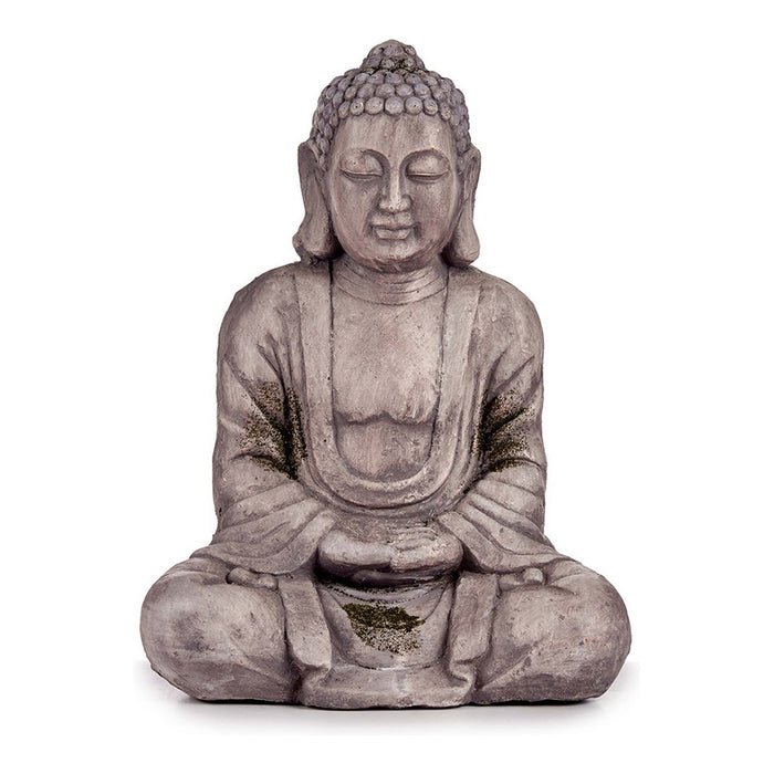 Dekorative Figur für den Garten Buddha Grau Polyesterharz (25 x 57 x 42,5 cm)