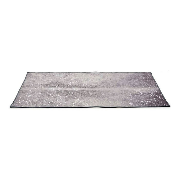 Teppich Grau Weiß Polyester (100 x 150 cm)
