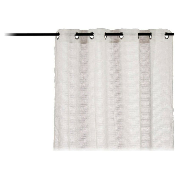 Vorhang Visillo Weiß Polyester (140 x 260 cm) (140 x 260 cm)