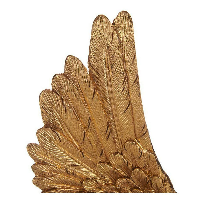 Deko-Figur Golden Engelsflügel Polyesterharz (8 x 33,5 x 13 cm)