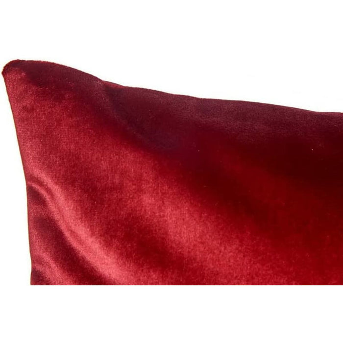 Kissen Samt Rot Polyester (45 x 13 x 45 cm)