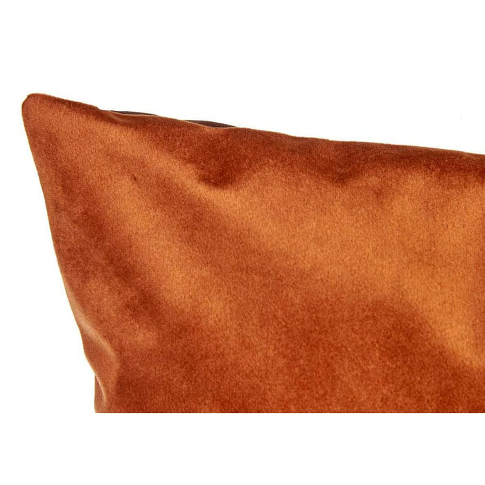 Kissen Polyester Samt Orange (45 x 15 x 60 cm)