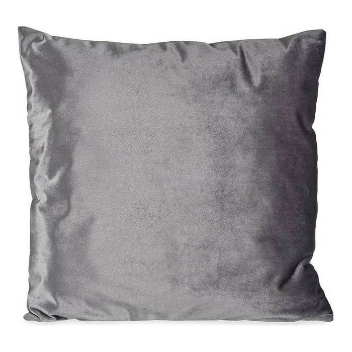 Kissen Samt Grau Polyester (45 x 13 x 45 cm)
